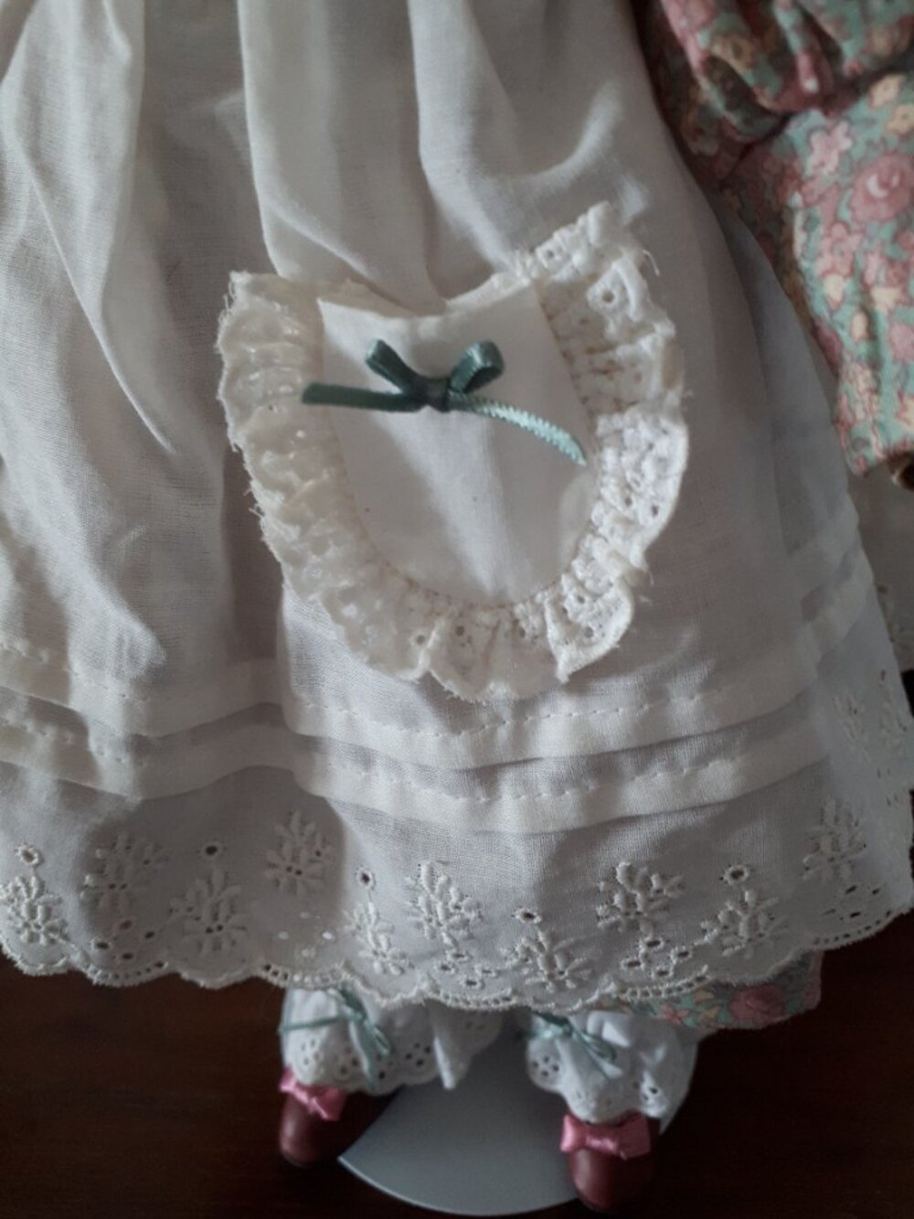 Gorgeous Porcelain Doll with Stand - Picture 10 of 11